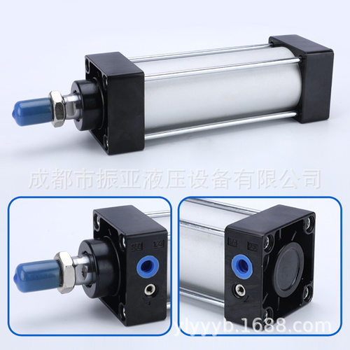 汽缸QGB32/QGA40/DNC50/SE63/SU80/MBB100/SC125EU160气缸CSM200S - 图1