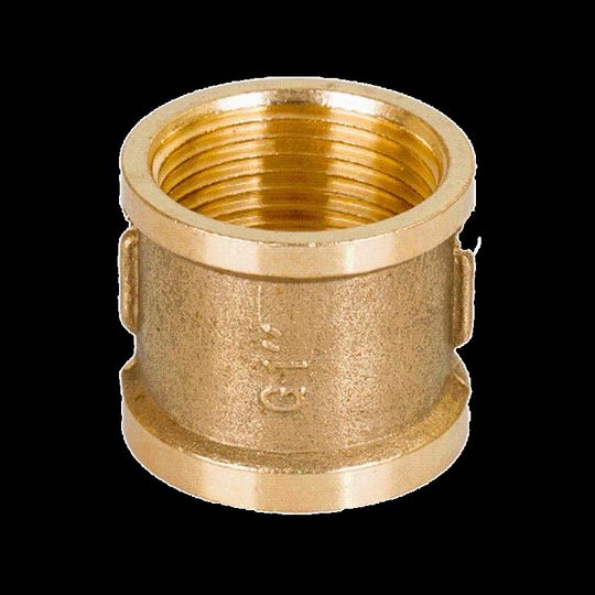 4分6分1寸配件内丝直接铜管古内牙直通对接DN/15P/20/25/32管件