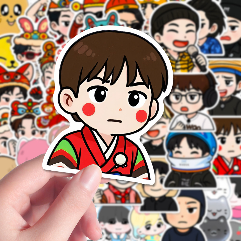 132张SEVENTEENQ版动物塑周边贴纸卡通创意韩团文俊辉徐明浩装饰,淘宝优惠券,粉丝福利购,淘宝优惠卷