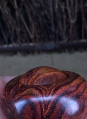 海南黄花梨手把件红木时来运转木质工艺品摆件男士随身解压玩具