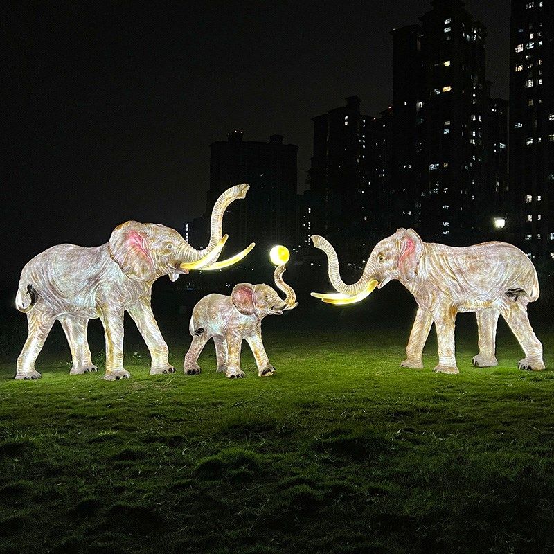 仿真非洲大象玻璃钢雕塑户外动物摆件F景区公园售楼部园林景观摆,淘宝优惠券,粉丝福利购,淘宝优惠卷