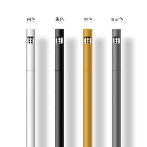 圆形不锈钢室外立式烟灰缸吸烟神器户外灭烟垃圾桶可固定烟灰蒂柱 - 图3