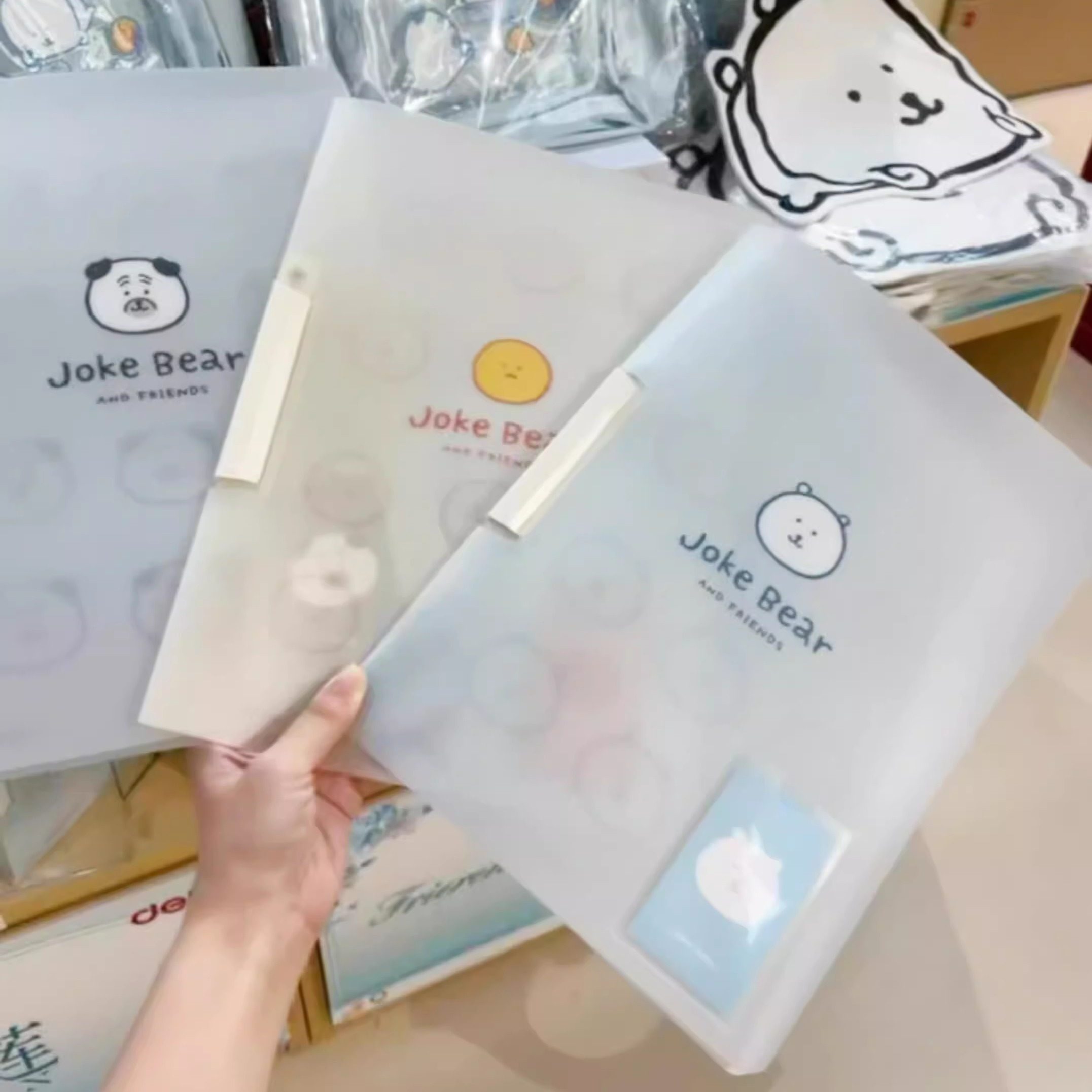 得力联名自嘲熊旋转文件夹透明插页资料册pp档案夹试卷资料收纳袋,淘宝优惠券,粉丝福利购,淘宝优惠卷