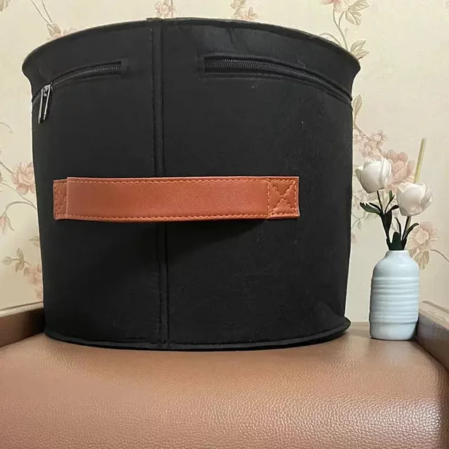 Hat storage box top hat fisherman hat storage bag large brim sun hat storage portable pressure-proof and dust storage tool