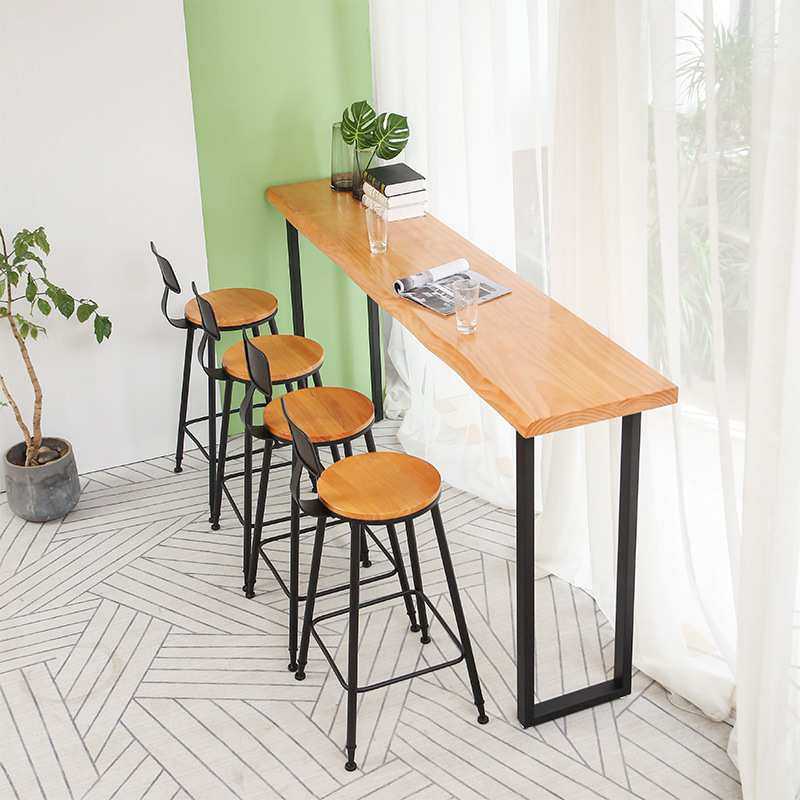 北欧隔断铁艺吧台桌椅组合家用阳台靠墙长条桌子酒吧奶茶店高脚桌,淘宝优惠券,粉丝福利购,淘宝优惠卷