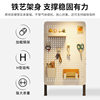 Perforated board desktop dormitory vertical display rack table storage rack accessories home desk punch-free storage partition