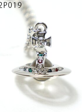 日本直邮Vivienne Westwood New Petite Orb 女士项链 石饰 63020