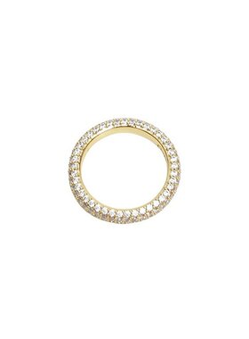 日本直邮Daniel Wellington PAV 水晶戒指 DW00400652 女士 金色