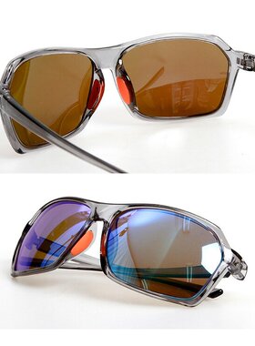 D:RECT Direct 太阳镜 DNS-702-2 烟色/蓝色 POLA 偏光镜，适合运