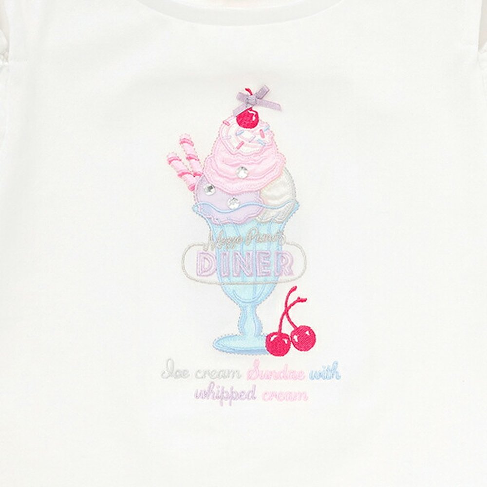 限时特价日本直邮Mezzo piano Diner Menu 露肩两用T恤潮流穿搭时 - 图2