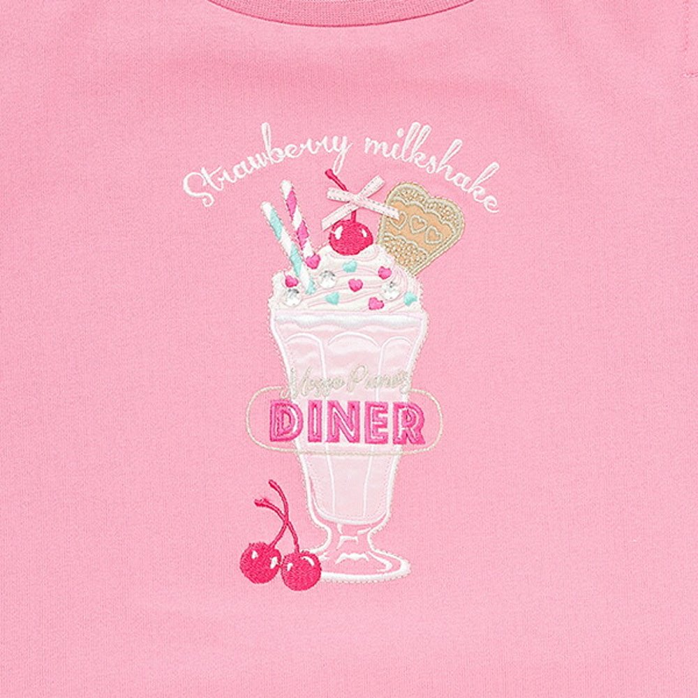 限时特价日本直邮Mezzo piano Diner Menu 露肩两用T恤潮流穿搭时 - 图3