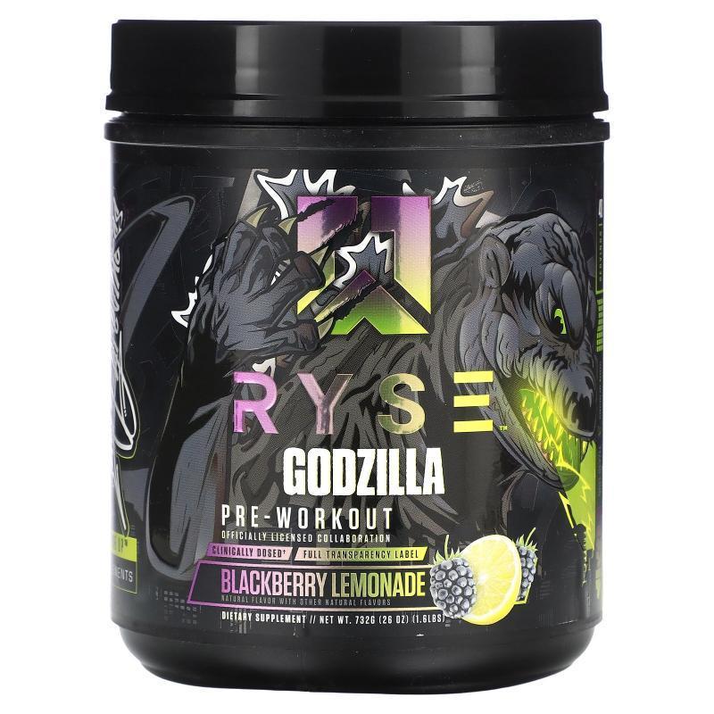 Ryse Supps,Godzilla,锻炼前,奇异莓酸橙,27.9 盎司(792 克) - 图1
