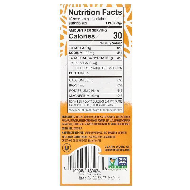 Laird Superfood,Hydrate Coconut Water - 图0