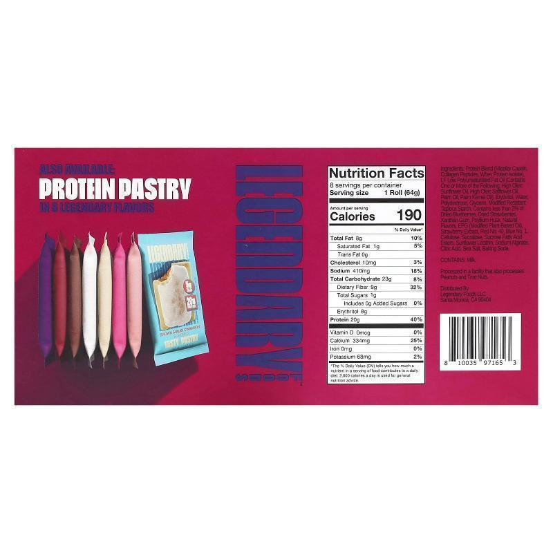 Legendary Foods,Protein Sweet Roll, Cinnamon
