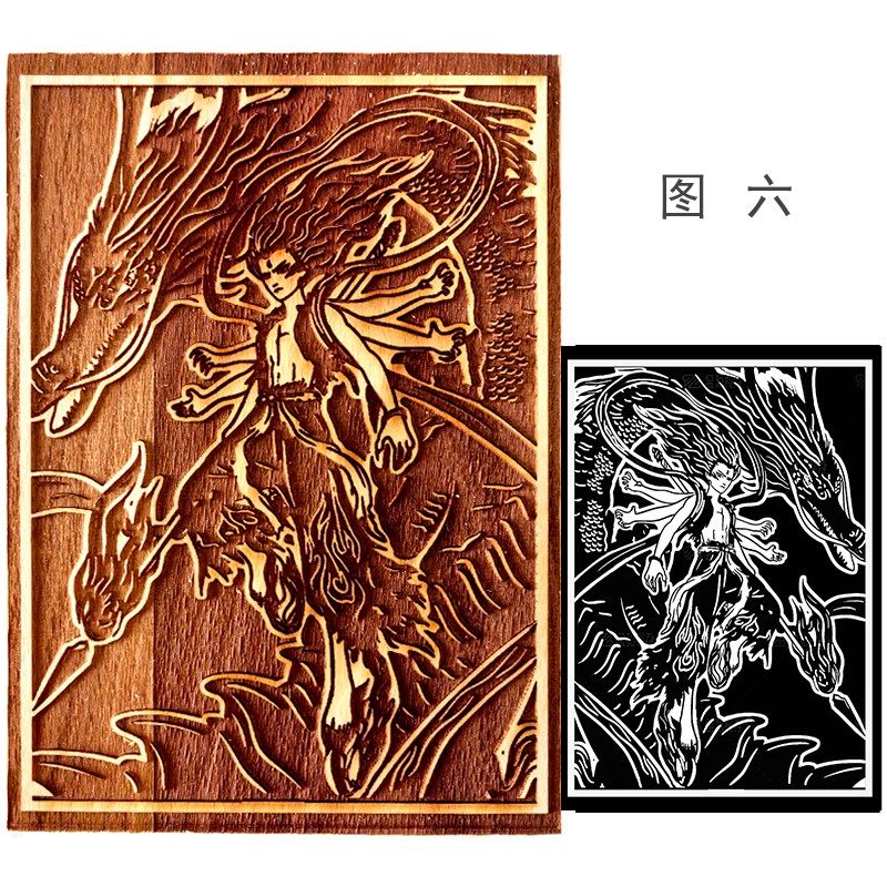 哪吒阳刻拓印凸起木版画儿童民俗活E动研学体验传统古法印刷木雕,淘宝优惠券,粉丝福利购,淘宝优惠卷