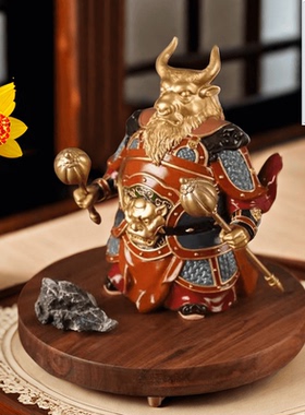 实木底座黑胡桃木新中式