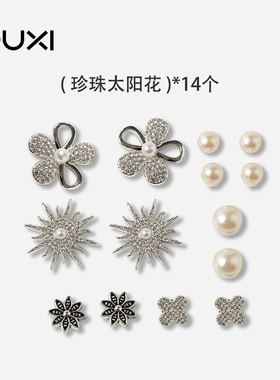 朴西2026新款蝴蝶结洞洞鞋鞋扣