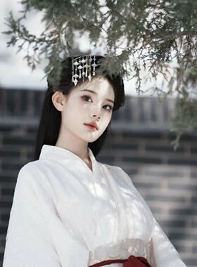 战国袍步摇古风汉服头饰
