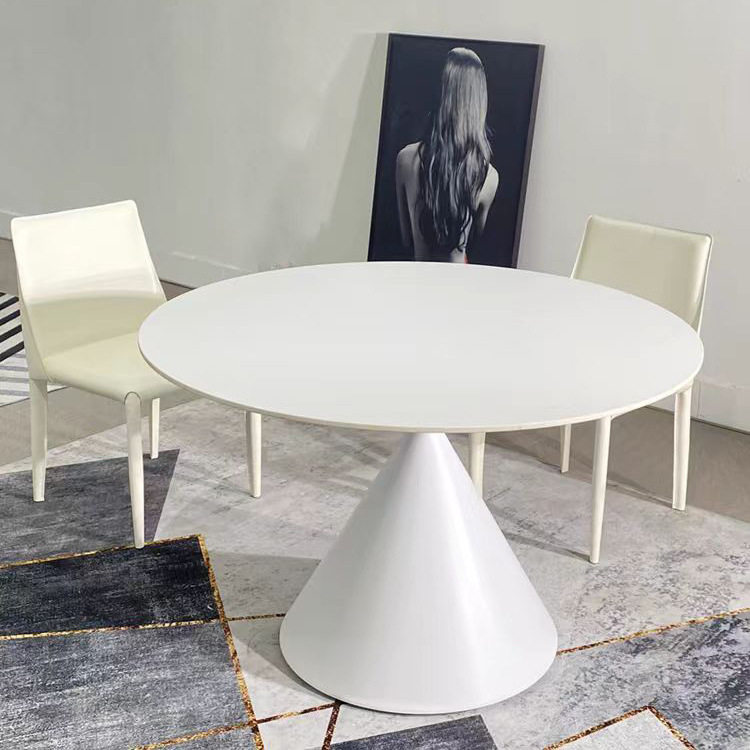 北欧现代简约1.0m/1.1/1.2米圆桌岩板餐桌家用咖啡厅售楼处洽谈桌,淘宝优惠券,粉丝福利购,淘宝优惠卷