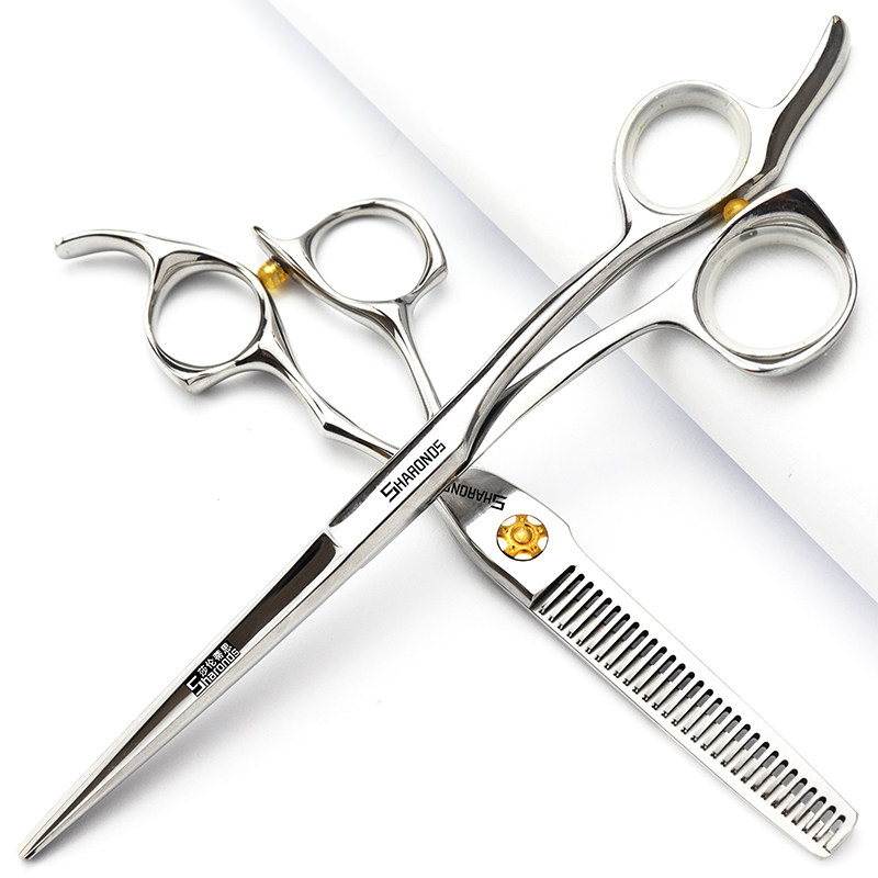 发廊造型师专用美发剪刀5.5寸6寸平剪打薄碎发无痕牙理.发刀剪套,淘宝优惠券,粉丝福利购,淘宝优惠卷