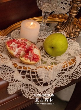 欧式复古金色雕花镜子面玻璃托盘D水果甜品盘民宿软装饰拍摄道具