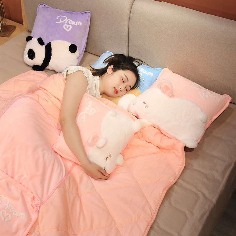 夏季抱枕被子两用二合一午休汽车折叠车用L枕头办公室午睡毯子靠,淘宝优惠券,粉丝福利购,淘宝优惠卷