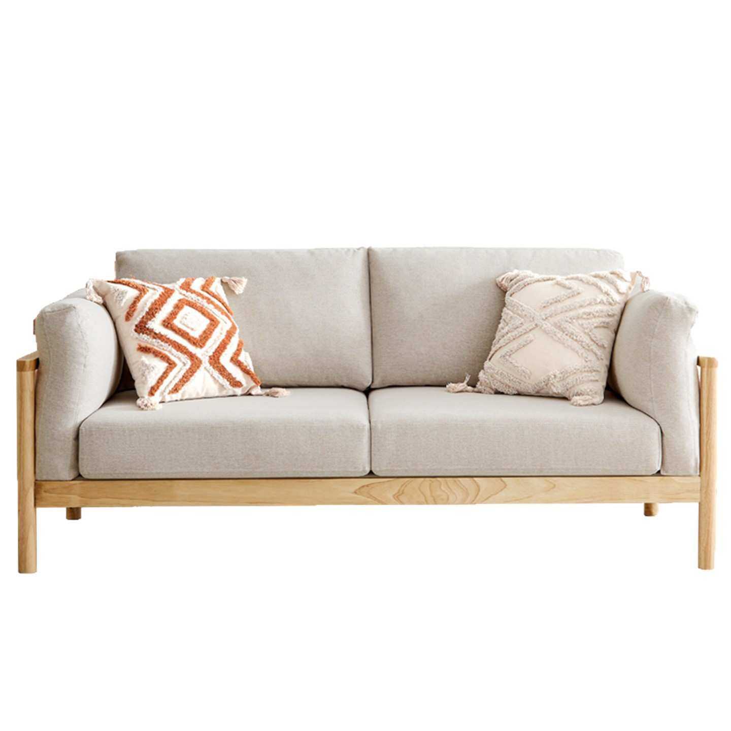 实木沙发组合小户型客厅卧室简约双三人休闲原木沙发茶几布艺沙发,淘宝优惠券,粉丝福利购,淘宝优惠卷