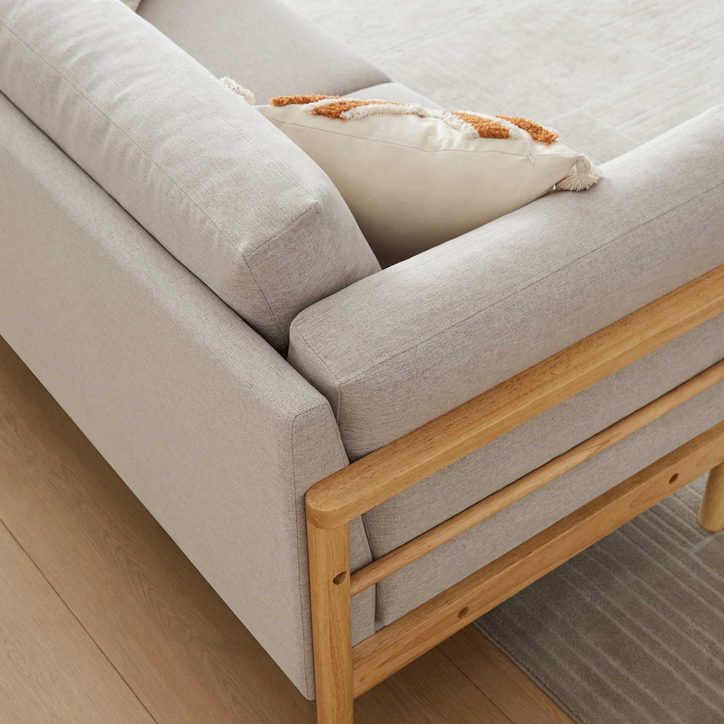 实木沙发组合小户型客厅卧室简约双三人休闲原木沙发茶几布艺沙发,淘宝优惠券,粉丝福利购,淘宝优惠卷