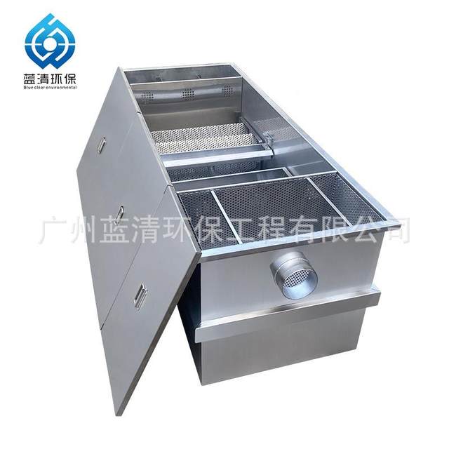Underground type unpowered oil drinking pool separator LANQING2 kitchen sewage treatment machine stainless steel oil separator