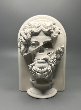 宙斯欧式复古罗马神话石膏像雕塑创意个性高级艺T术装饰桌面摆件