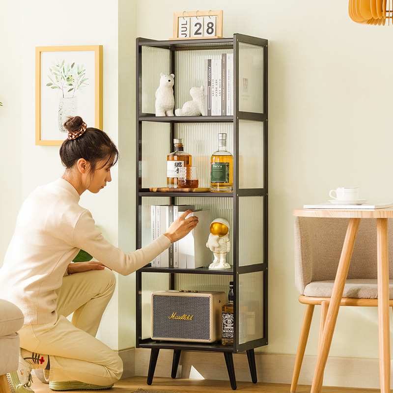 简易书架落地书柜儿童阅读区绘本架靠墙置物架客厅家用收纳储物架 - 图2