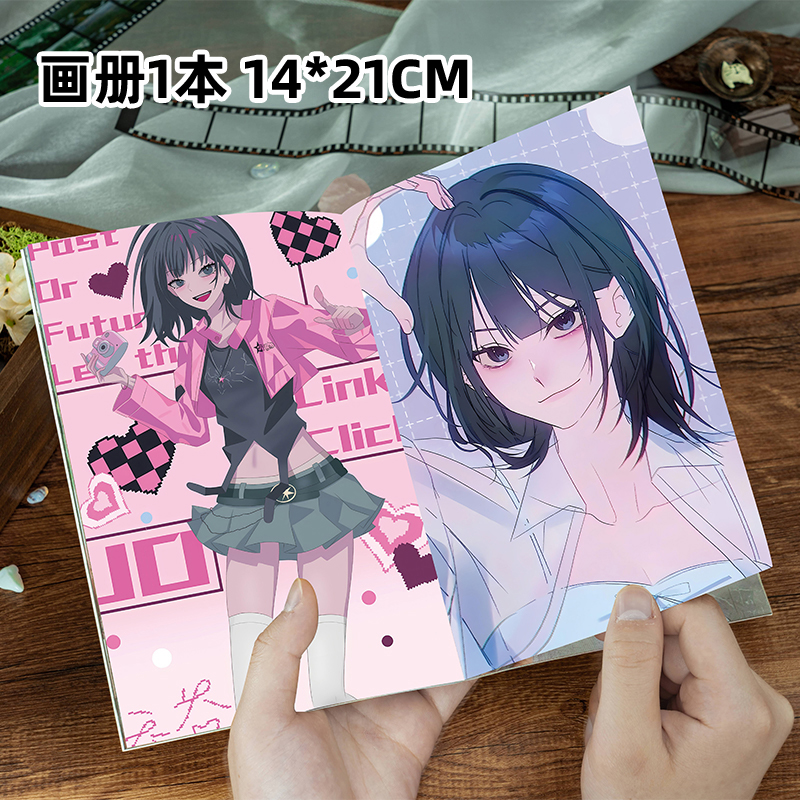 乔苓113件套周边画册海报书签拍立得贴纸明信片LOMO卡时光代理人 - 图1