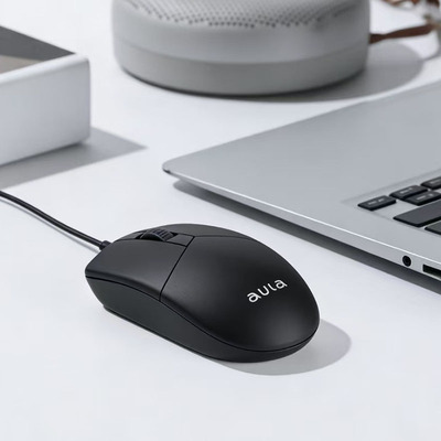 狼蛛办公专用有线鼠标