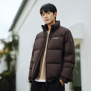 坦博尔2025新款立领加厚男女同款羽绒服