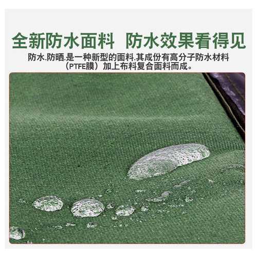 加大加厚帆布摩托车挎包边包帆布加竹片快递包邮包骑士包支持定制 - 图2