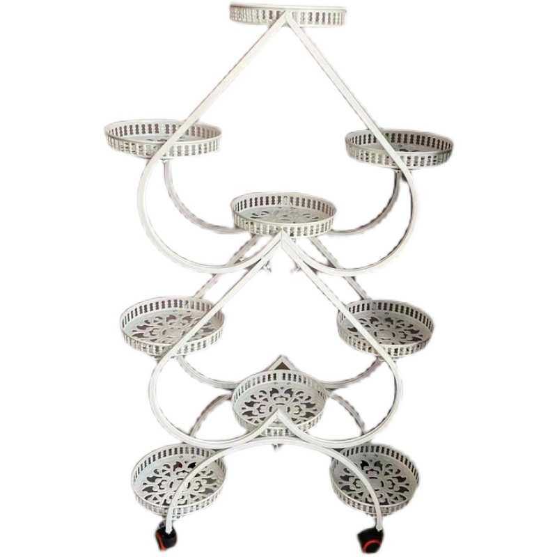 花架子室内铁艺多层置物架家用阳台多肉绿萝花盆架简约客厅落地榕,淘宝优惠券,粉丝福利购,淘宝优惠卷