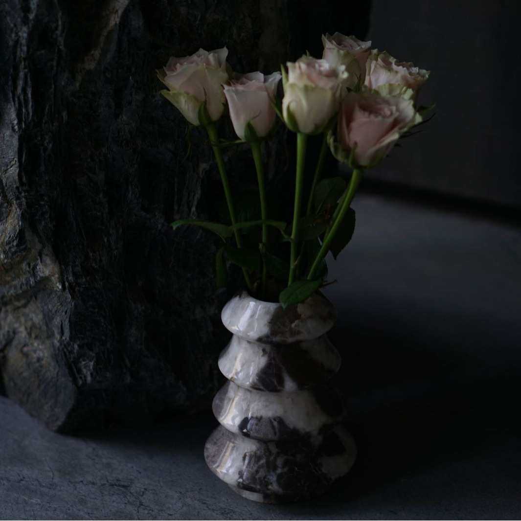 厂家天然大理石花瓶家居烛台摆件装饰品样板间酒店软装,淘宝优惠券,粉丝福利购,淘宝优惠卷