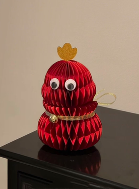 蛇年摆件也太可爱了吧