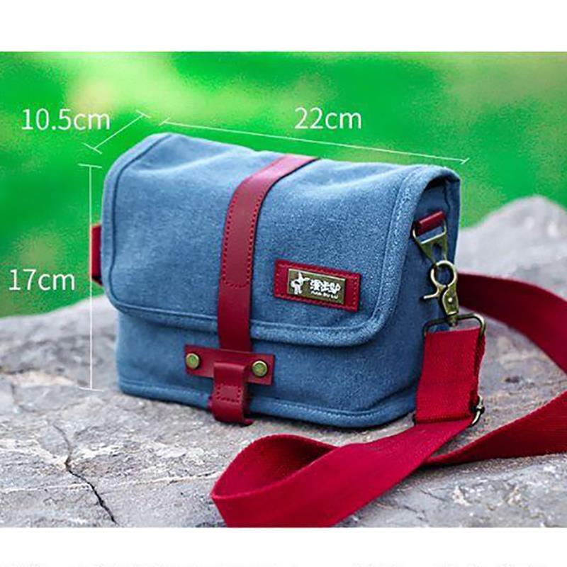 适用佳能 相机包 EOS M6 II代 R50 R8 R6 R5 R10 M50 2代 M62 R62 单反摄影包 200d m6 XT30微单帆布相机包 - 图2