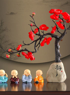 创意中式客厅玄关家居p酒柜装饰品稀奇古怪的小摆件书房办公室桌