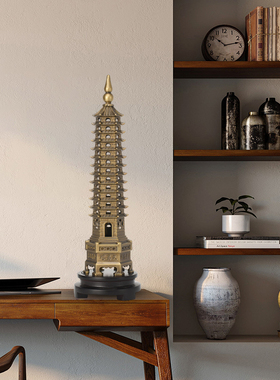 纯铜文昌塔13层摆件9层文昌塔全铜十三层办公U室书房客厅摆件