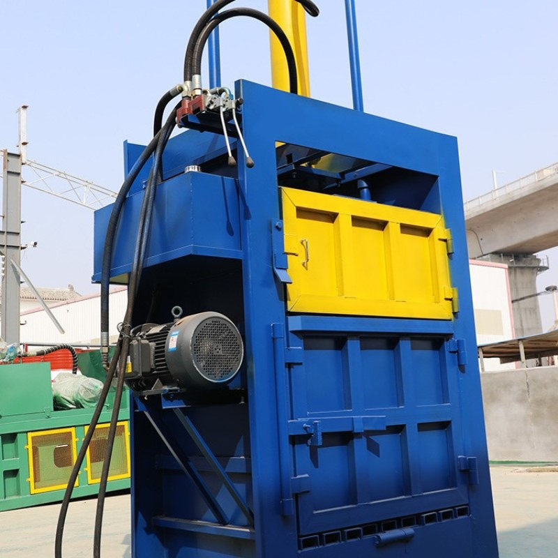 废纸打包机 立式打包机 塑料液压打包机质量三包20T单缸加推包 - 图2