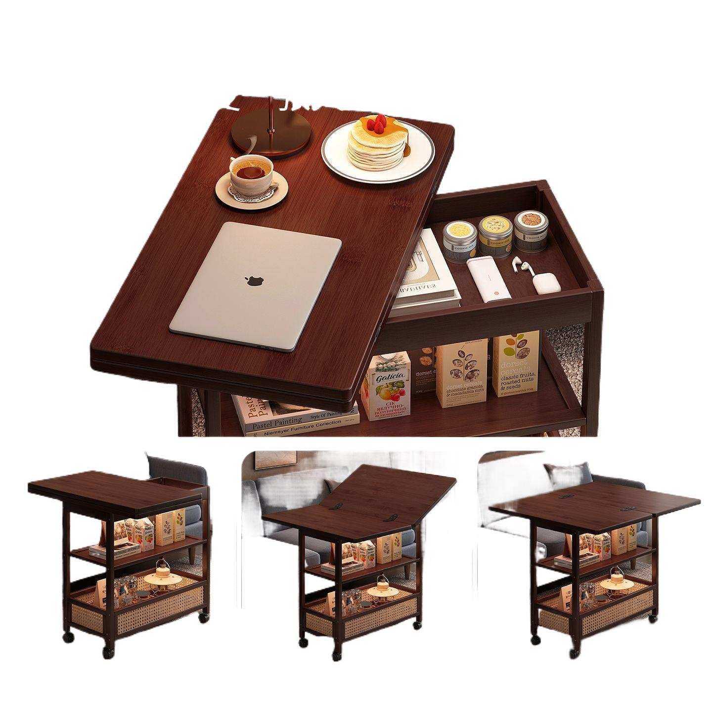 客厅茶几小户型家用可移动边几沙发侧边桌可折叠小桌子收纳小推车,淘宝优惠券,粉丝福利购,淘宝优惠卷