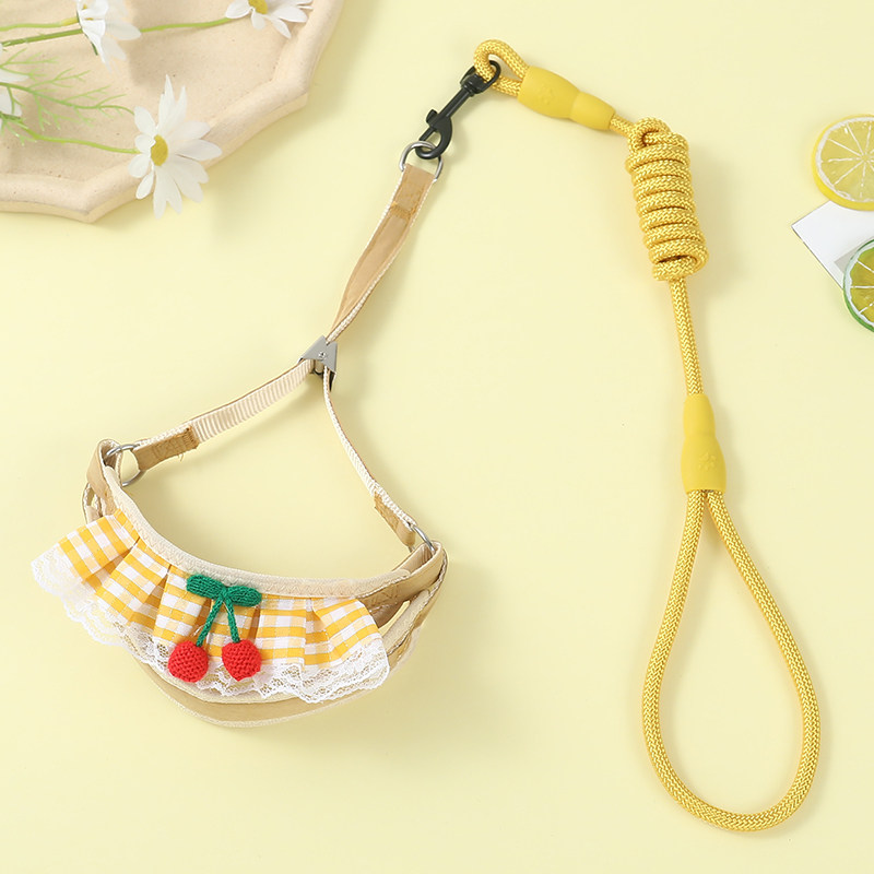 狗狗牵引绳胸背带猫咪背心式博美泰迪比熊遛狗绳小型中型犬狗链子,淘宝优惠券,粉丝福利购,淘宝优惠卷