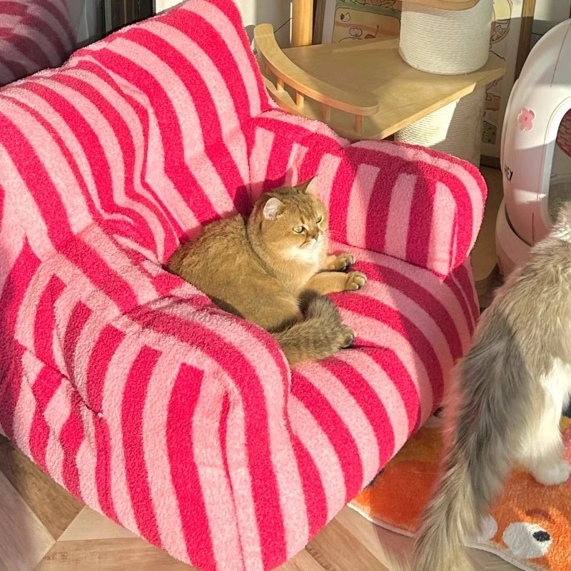 猫沙发四季通用保暖中小型犬狗窝狗狗猫窝可拆洗猫床垫子宠物用品,淘宝优惠券,粉丝福利购,淘宝优惠卷