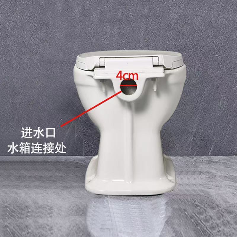 农村改厕直通家用旱便旱厕蹲坑蹲便器改坐便器两用老年人陶瓷马桶 - 图1
