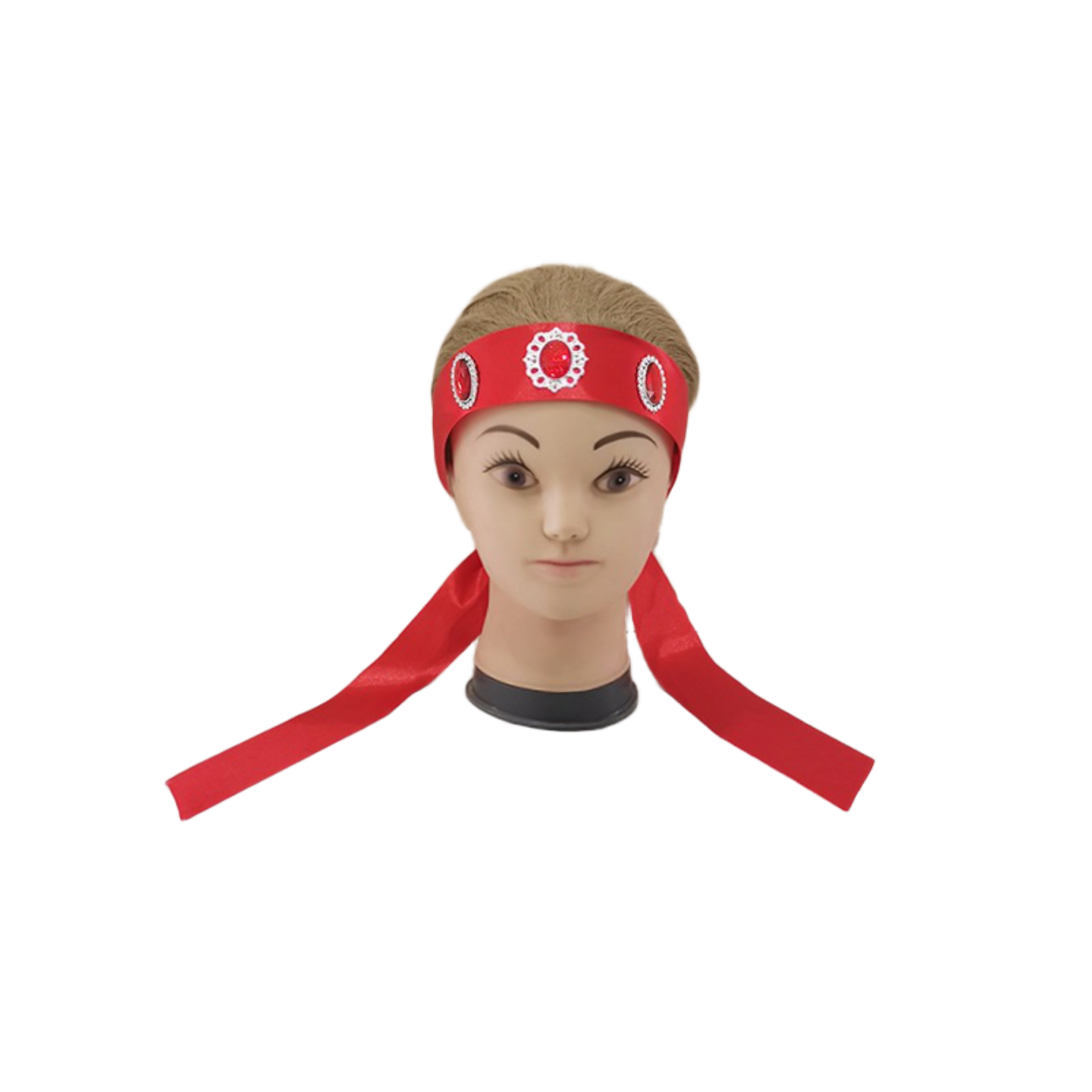 蒙古族藏族发带民族风舞蹈演出头饰男女通用可调节长飘带儿童发饰 - 图3