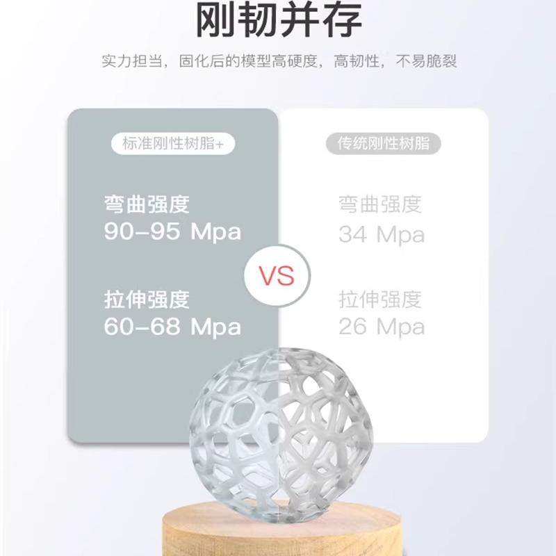 创想三维光固化3D打印耗材标准刚性树脂高韧性高精度低气味 - 图2