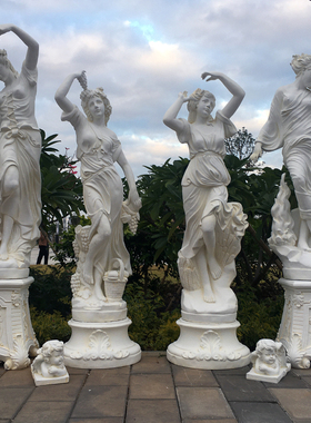 四季天使石膏雕h像户外花园装饰婚庆迎宾大型欧式景观人物大型摆