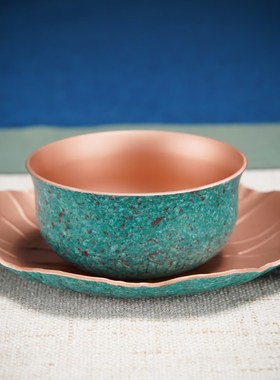 紫铜茶壶《碧波斑斓茶礼套装》家用烧水壶Q茶室茶壶送礼套装